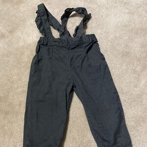 H&M dark grey pants for 9-12 months girl